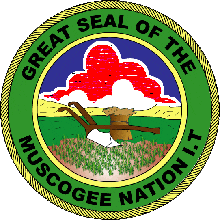The Great Seal of the Muscogee (Creek) Nation I.T.