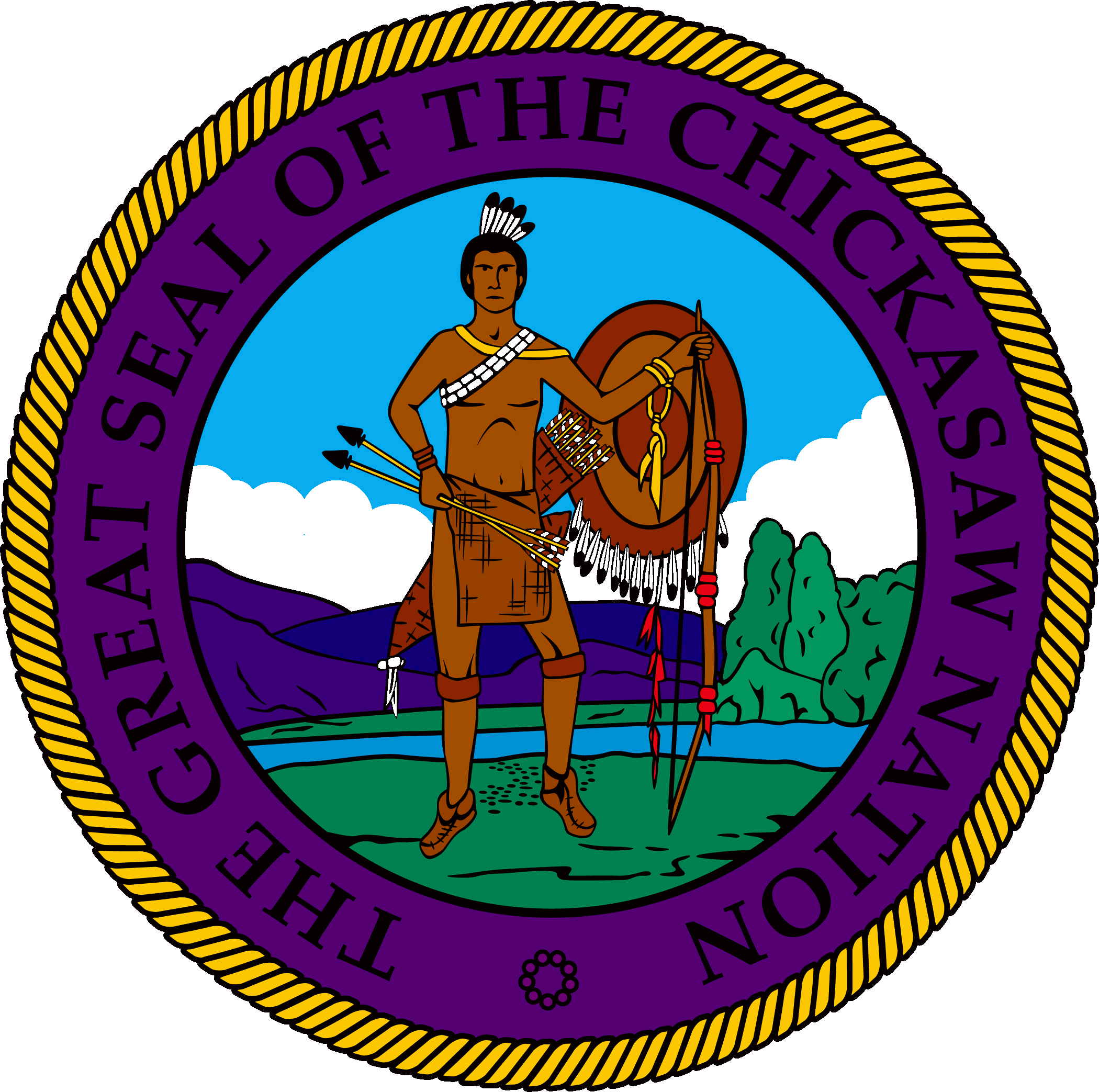 The Great Seal Of The Chickasaw Nation